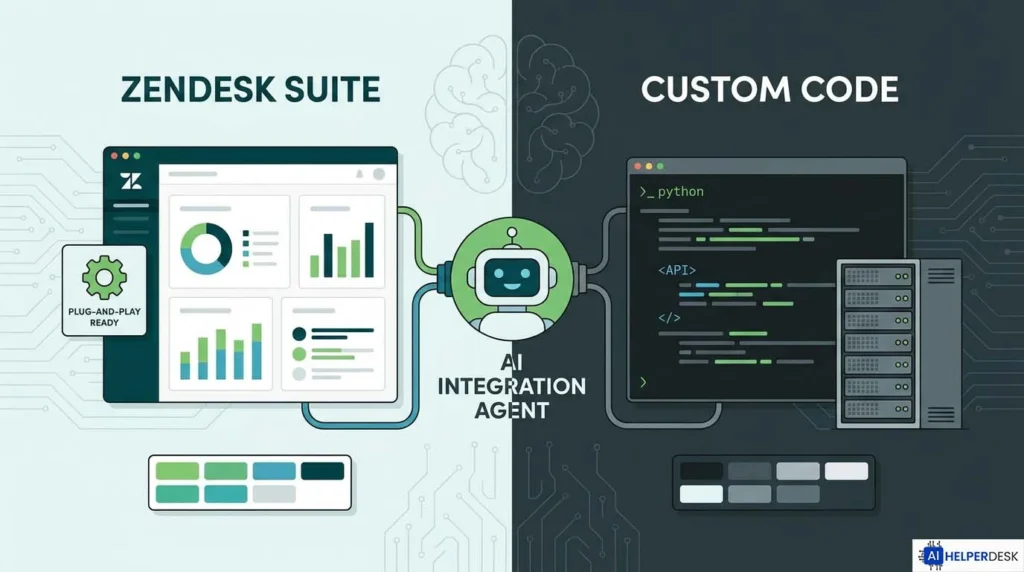 AI customer support agents comparison: Zendesk AI vs custom build for SMBs