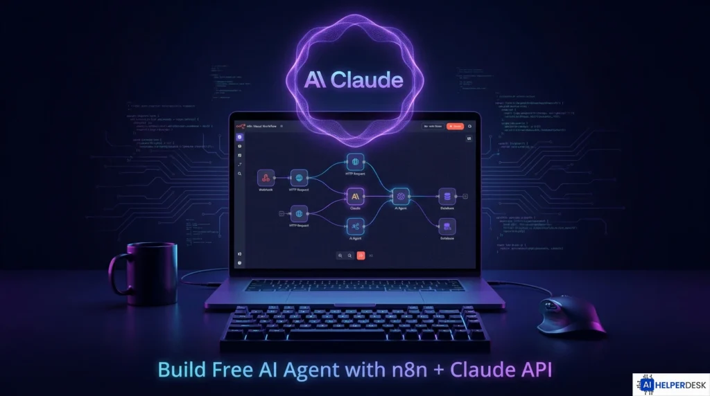 build free ai agent with n8n and claude api workflow